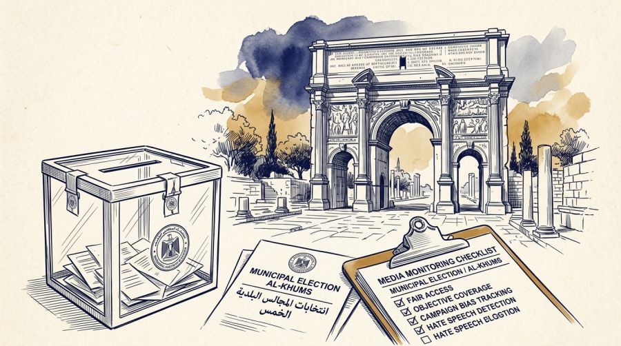 تقرير رصد الدعاية الانتخابية بمدينة الخمس