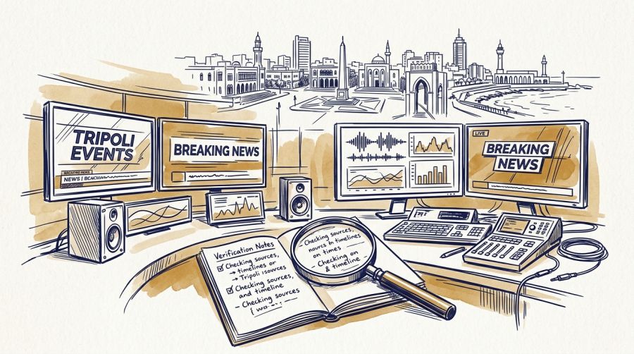 رصد التغطية الإعلامية لاشتباكات طرابلس